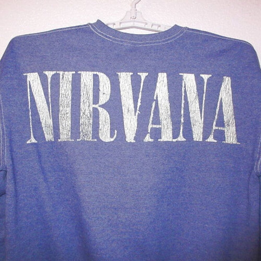 Nirvana Coiled Snake Swirl Pullover Sweatshirt Si… - image 8